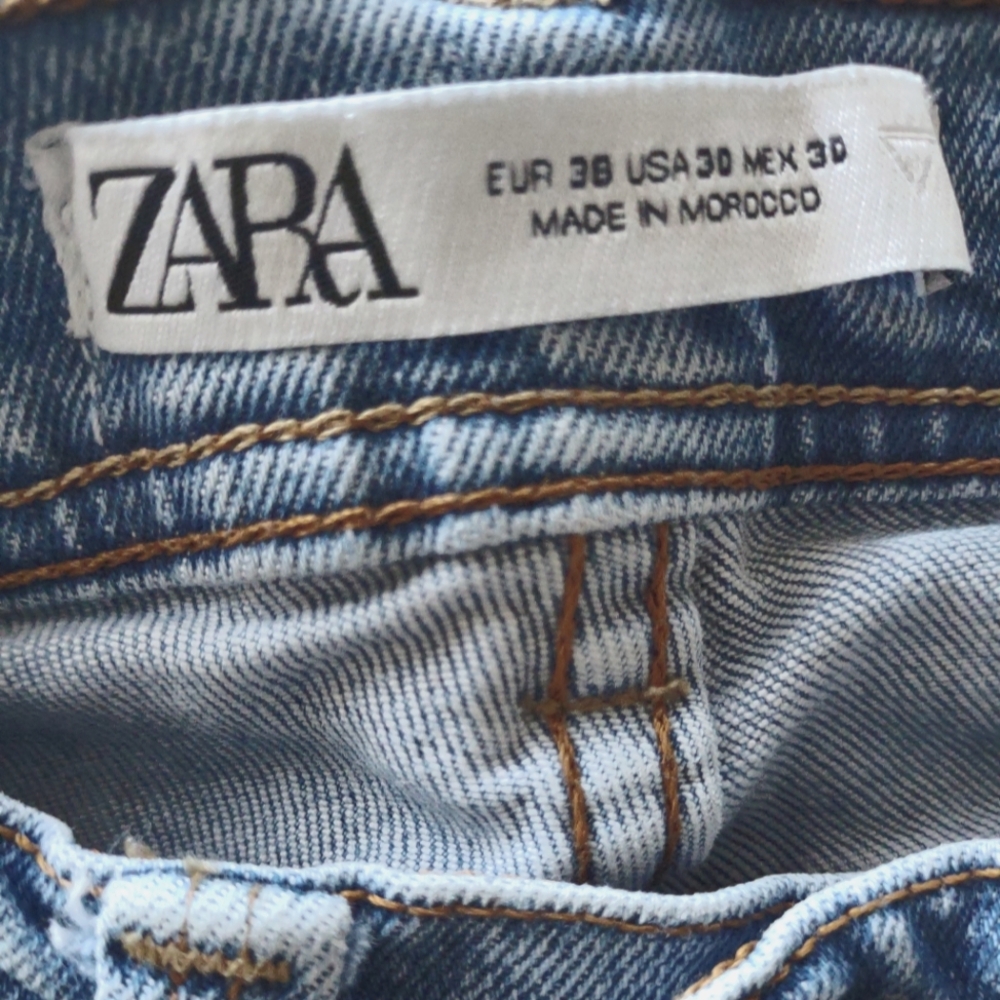 Zara Men's Medium Wash Skinny Jeans Size 30 - Picture 3 of 10